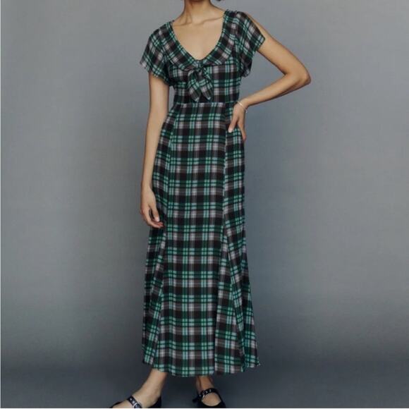 Reformation Dresses & Skirts - Reformation Talleen Plaid Dress in Moreno 6